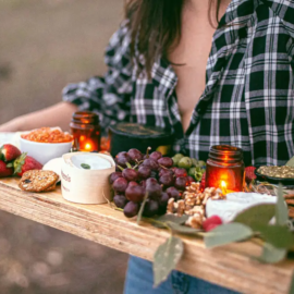 How do you make a snack platter