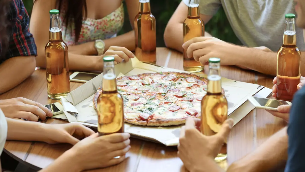 italian village pizza & beer menu